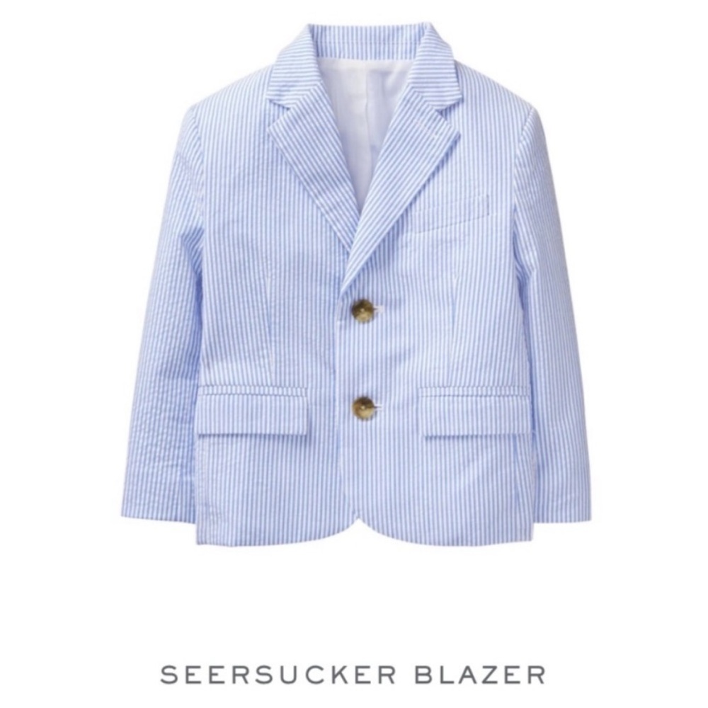 Janie and Jack Seersucker Suit
